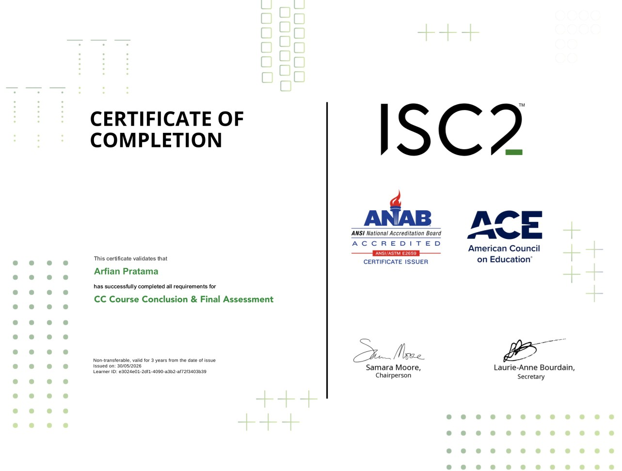 ISC2 CC Course Conclusion & Final Assessment